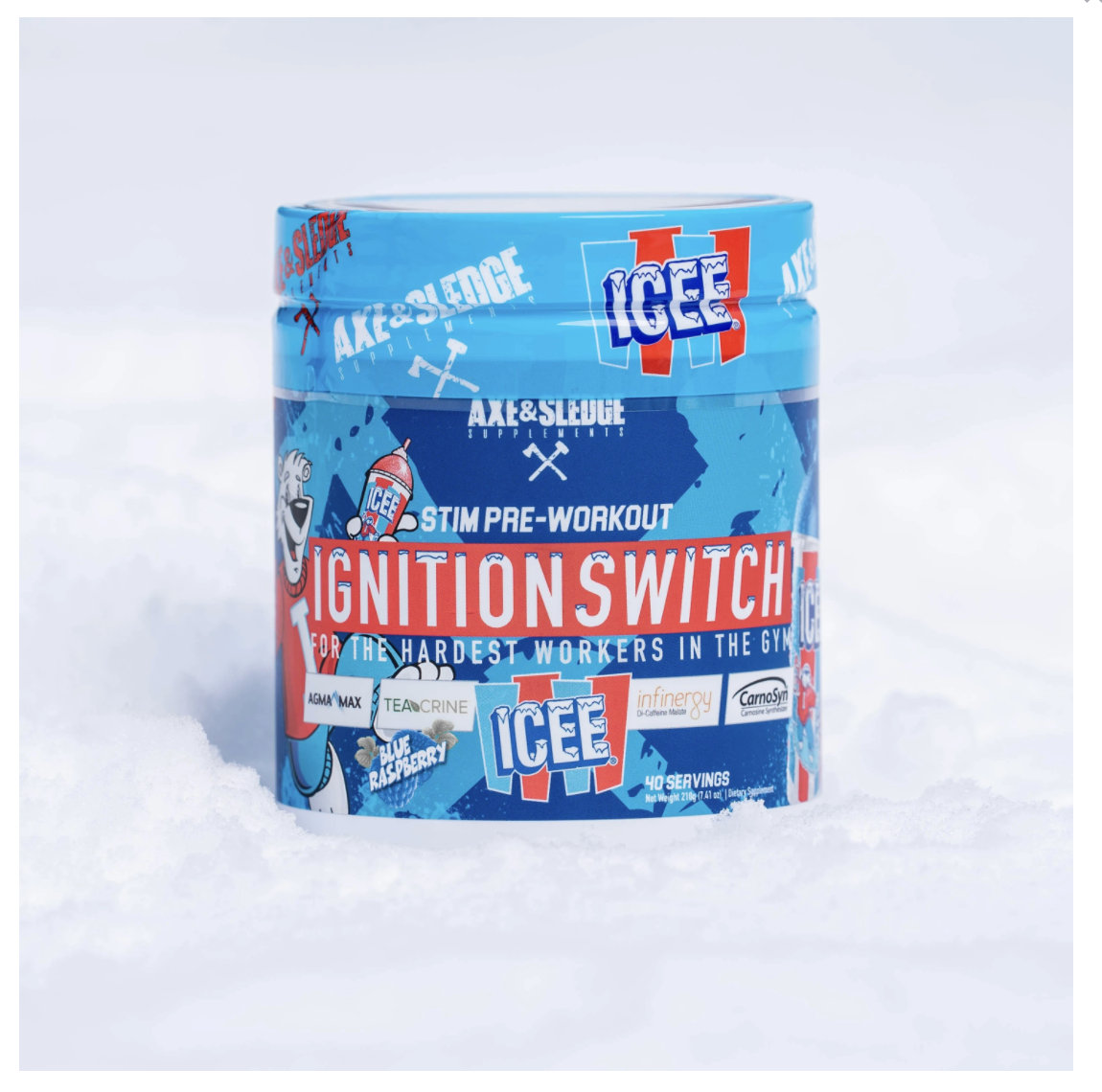 AXE AND SLEDGE IGNITION SWITCH ICEE (low stim, perfect beginner pre